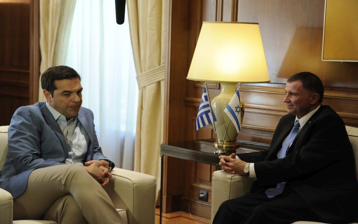 Ολοκληρώθηκε η συνάντηση του Αλ. Τσίπρα με τον Πρόεδρο του Κοινοβουλίου του Ισραήλ